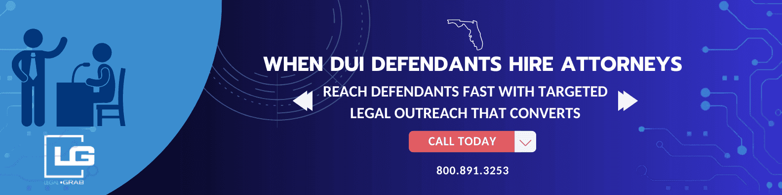 Visual representation of DUI defendant behavior and timing, emphasizing when individuals are most likely to seek legal representation